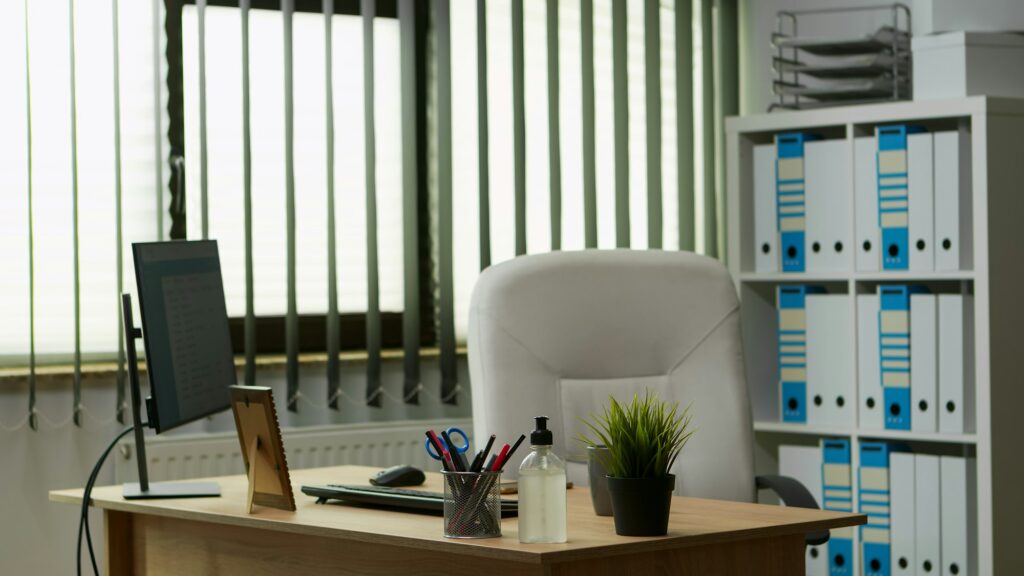 Interior of empty office space